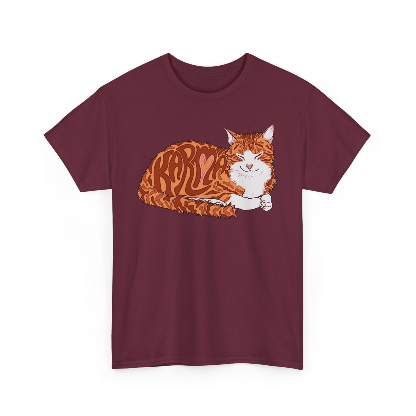 Karma Cat (Unisex Heavy Cotton Tee)