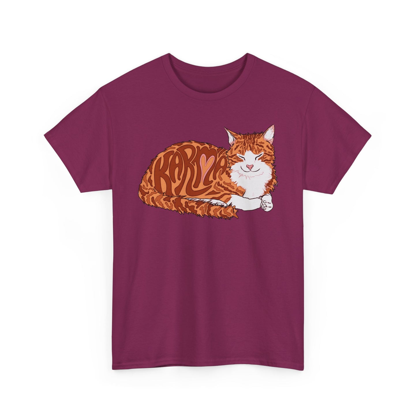 Karma Cat (Unisex Heavy Cotton Tee)