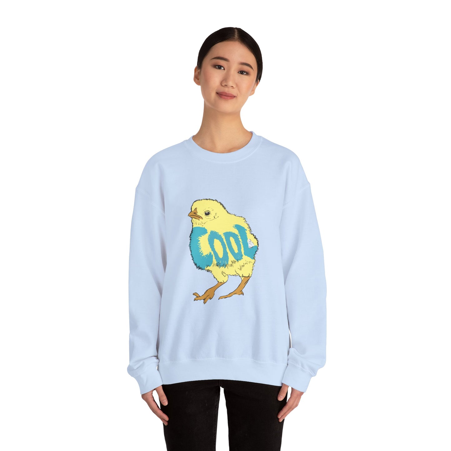 Cool Chick (Unisex Heavy Blend™ Crewneck Sweatshirt)