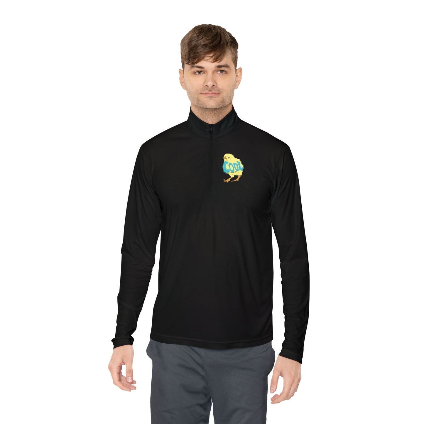 Cool Chick (Unisex Quarter-Zip Pullover)