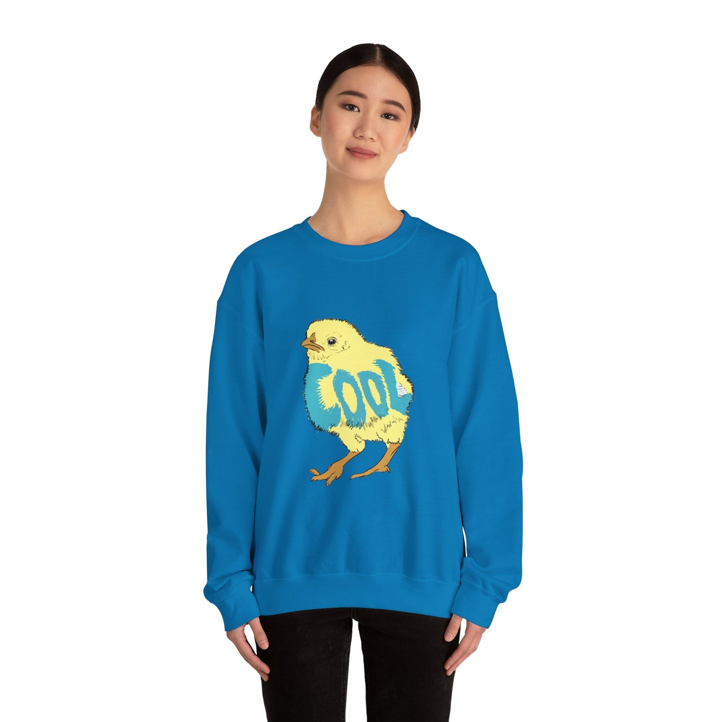 Cool Chick (Unisex Heavy Blend™ Crewneck Sweatshirt)