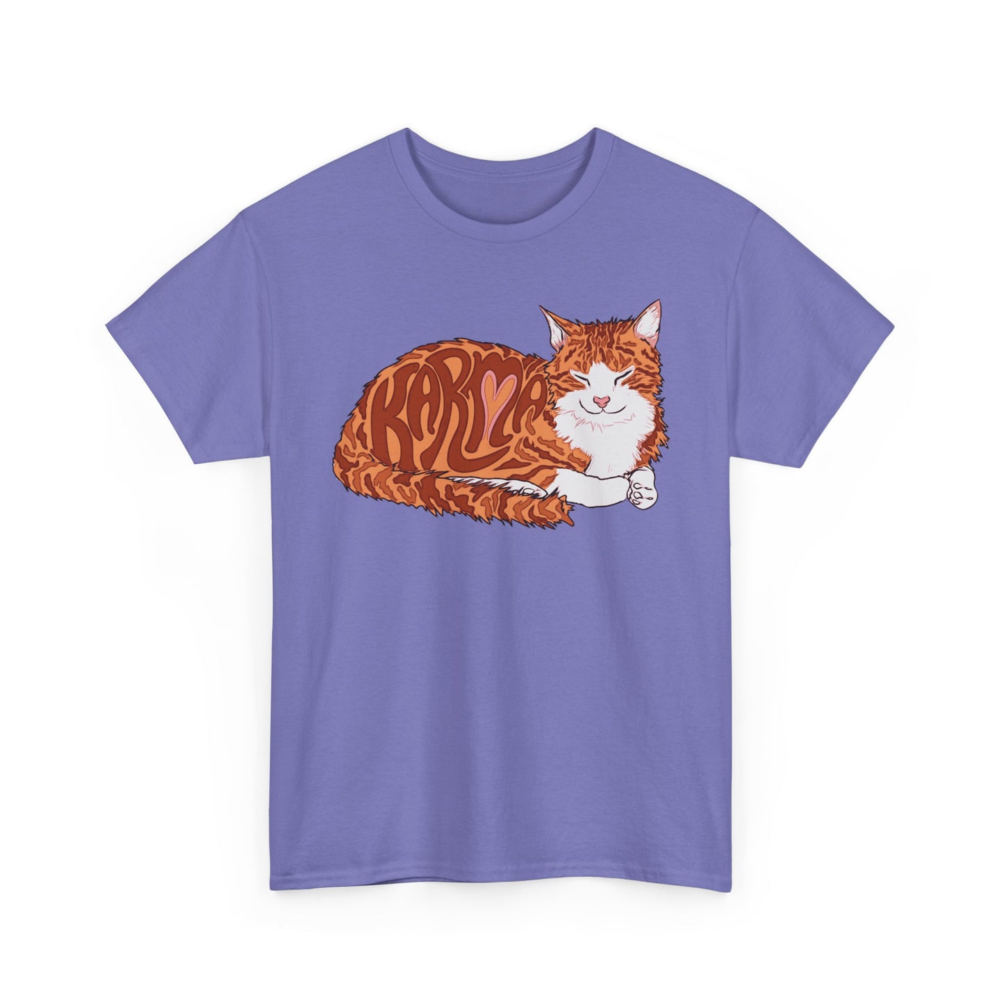 Karma Cat (Unisex Heavy Cotton Tee)