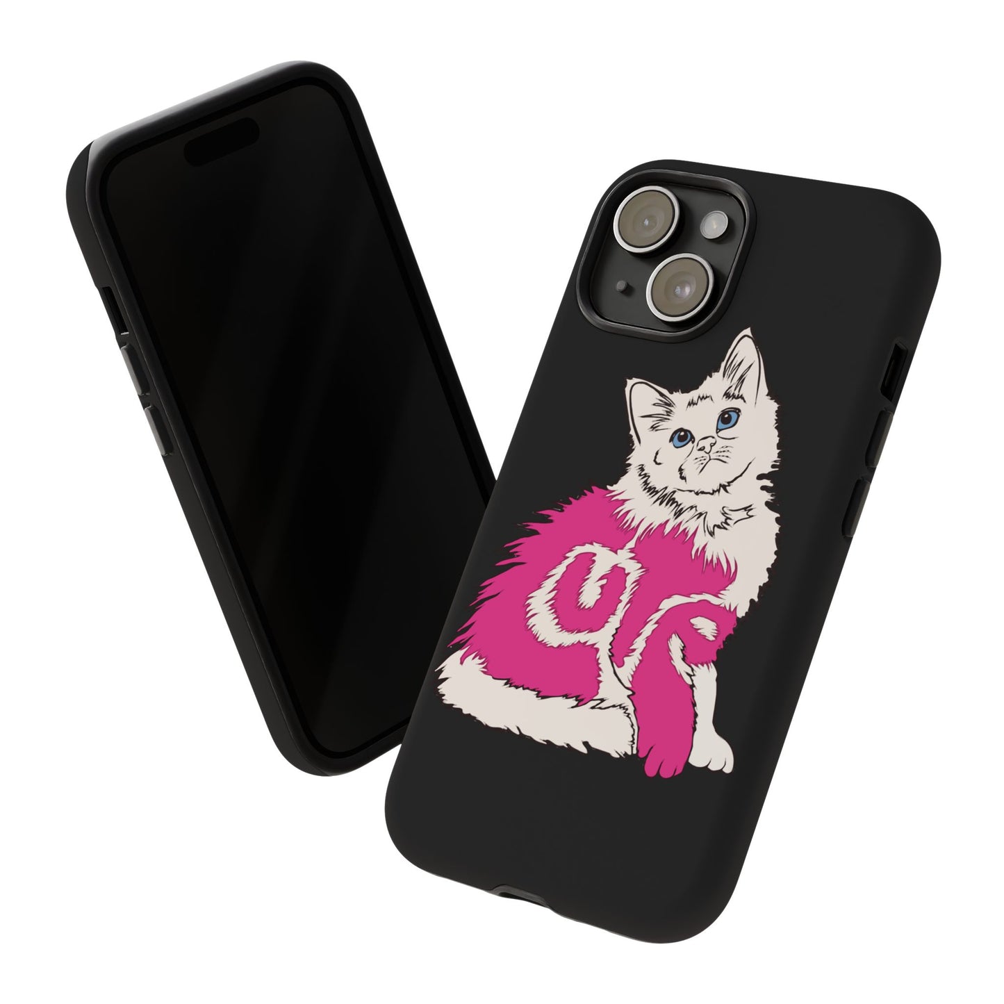 Cute Kitten - (Black Tough Cases)