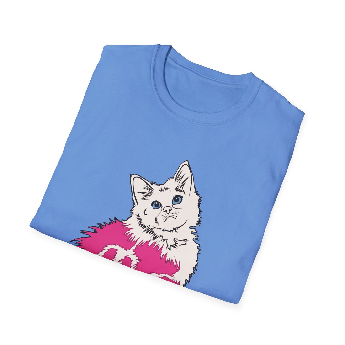 Cute Kitten (Unisex Softstyle T-Shirt)