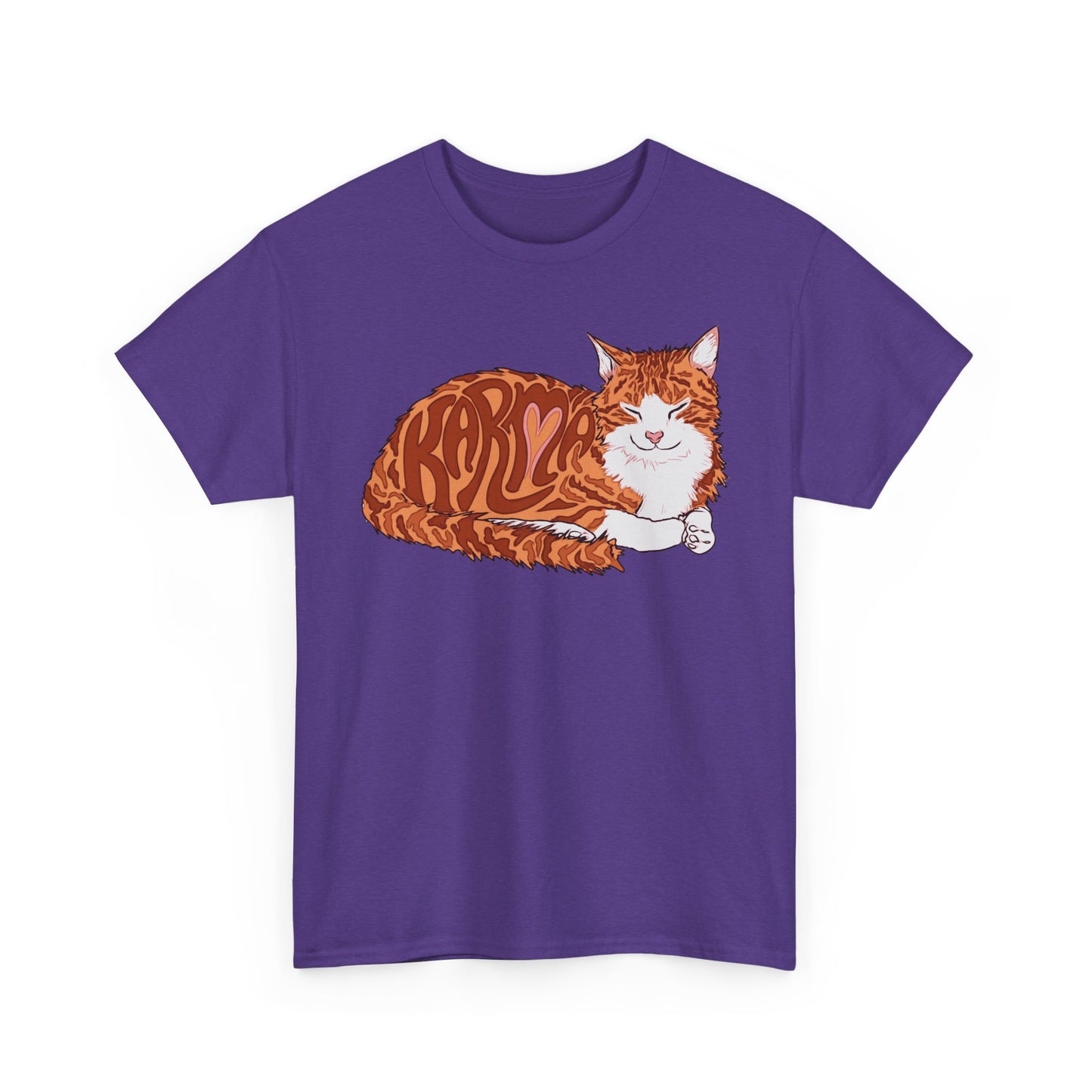 Karma Cat (Unisex Heavy Cotton Tee)