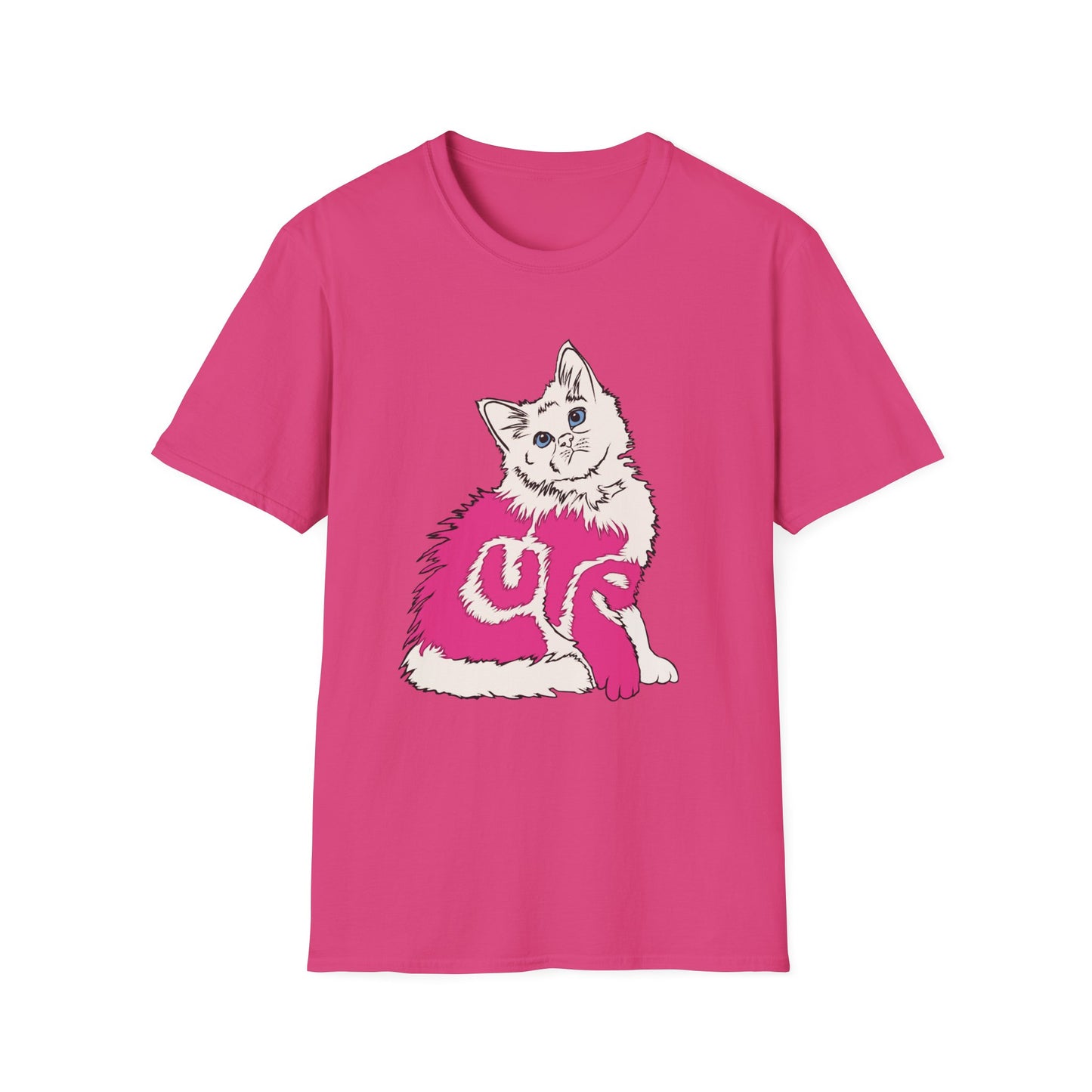 Cute Kitten (Unisex Softstyle T-Shirt)