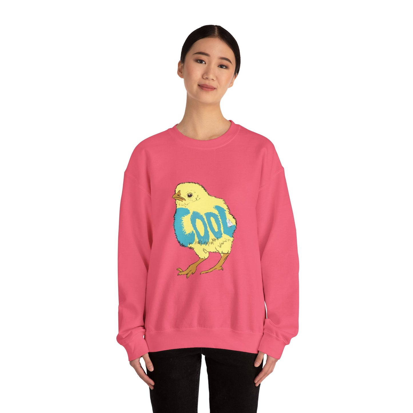 Cool Chick (Unisex Heavy Blend™ Crewneck Sweatshirt)