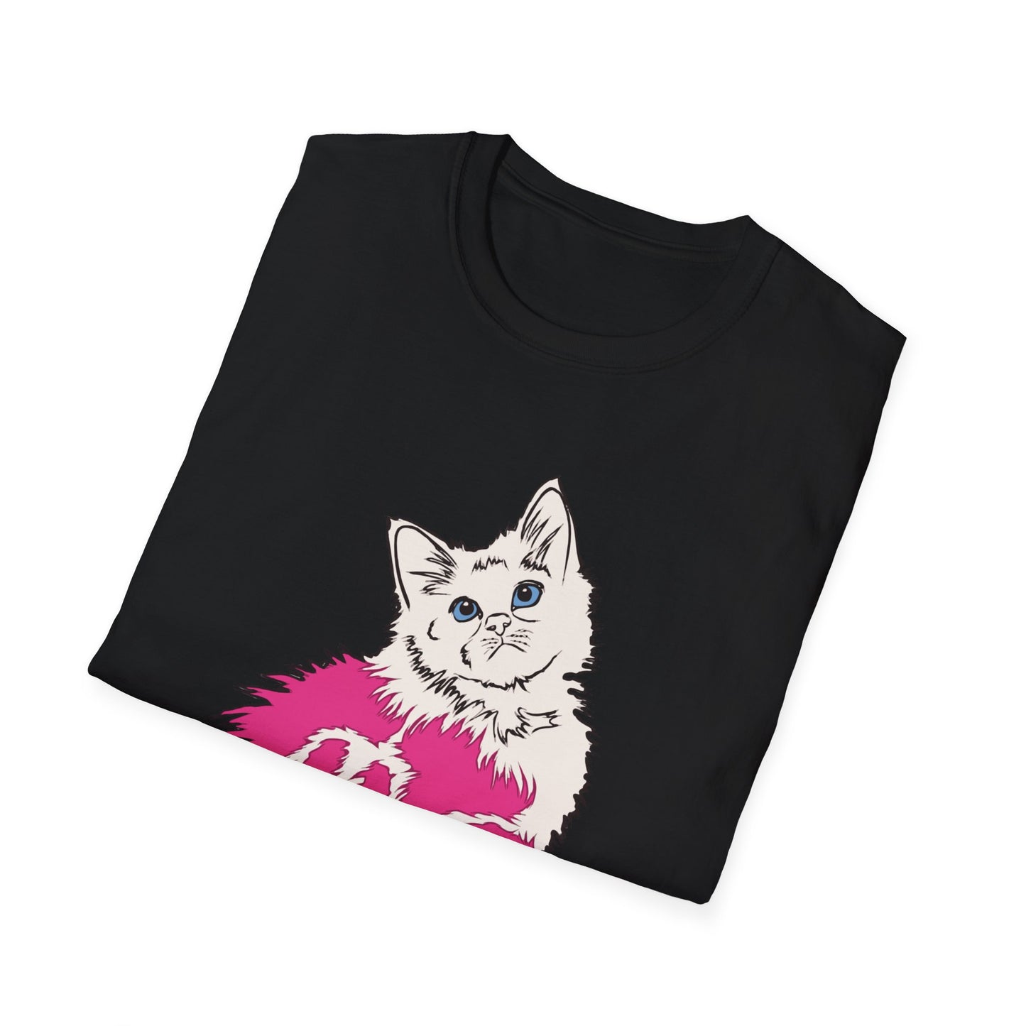 Cute Kitten (Unisex Softstyle T-Shirt)