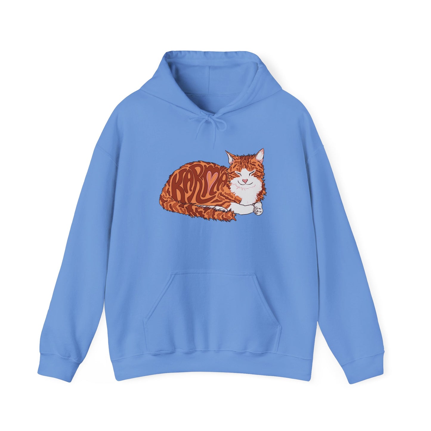 Karma Cat (Unisex Heavy Blend™ Hooded Sweatshirt)