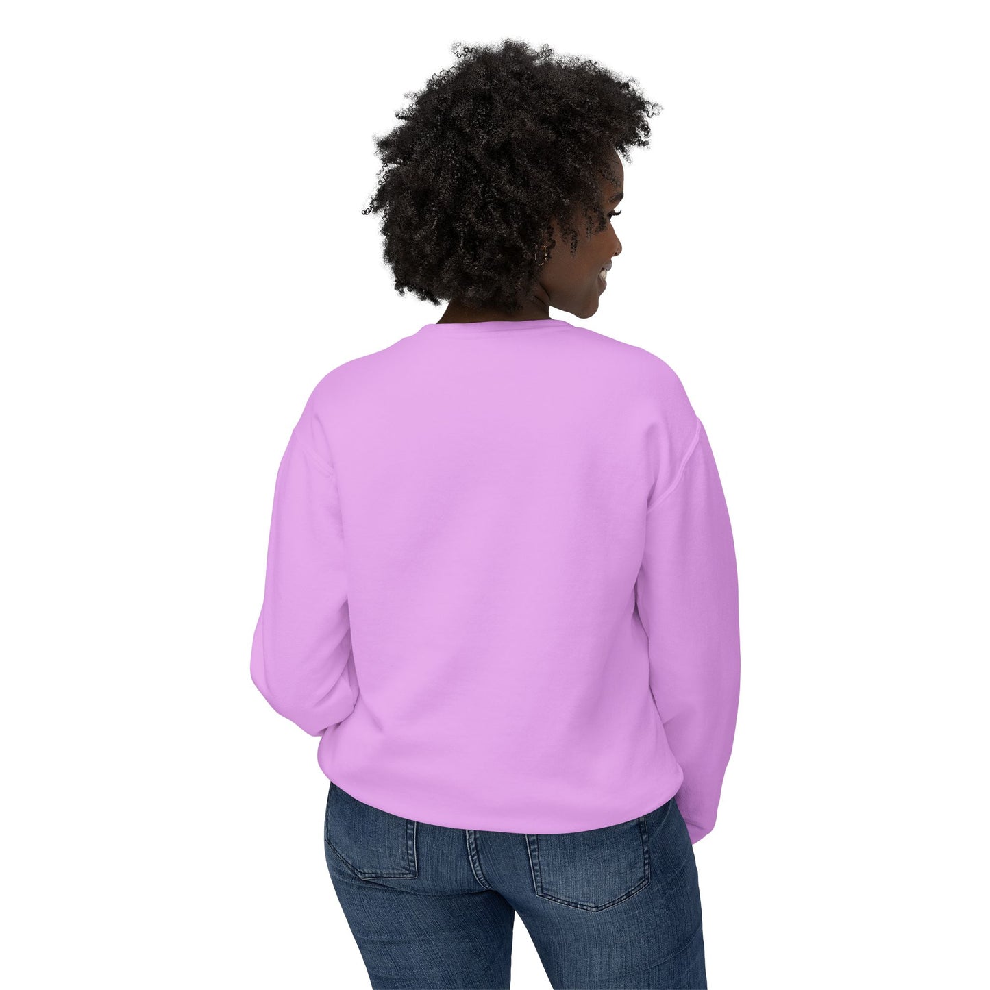 Socail Butterfly-multi (Unisex Lightweight Crewneck Sweatshirt)