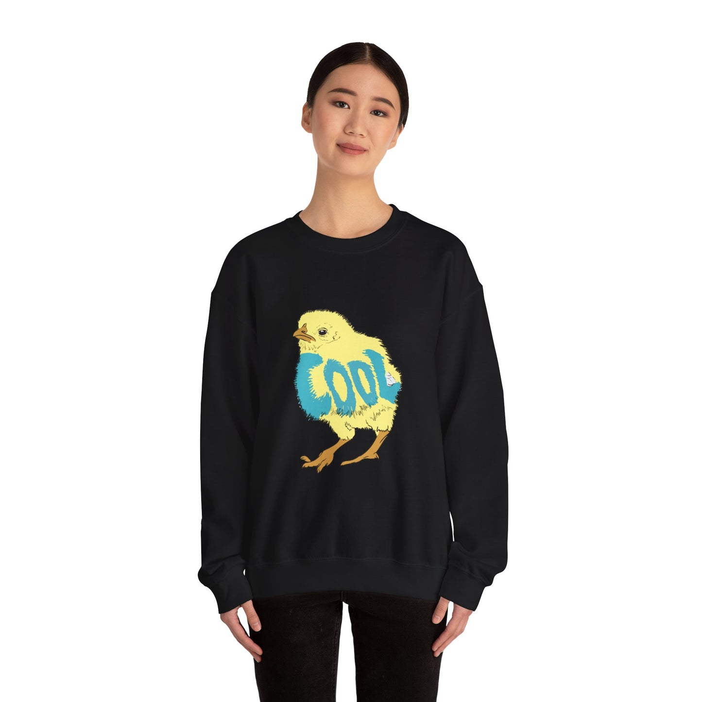 Cool Chick (Unisex Heavy Blend™ Crewneck Sweatshirt)