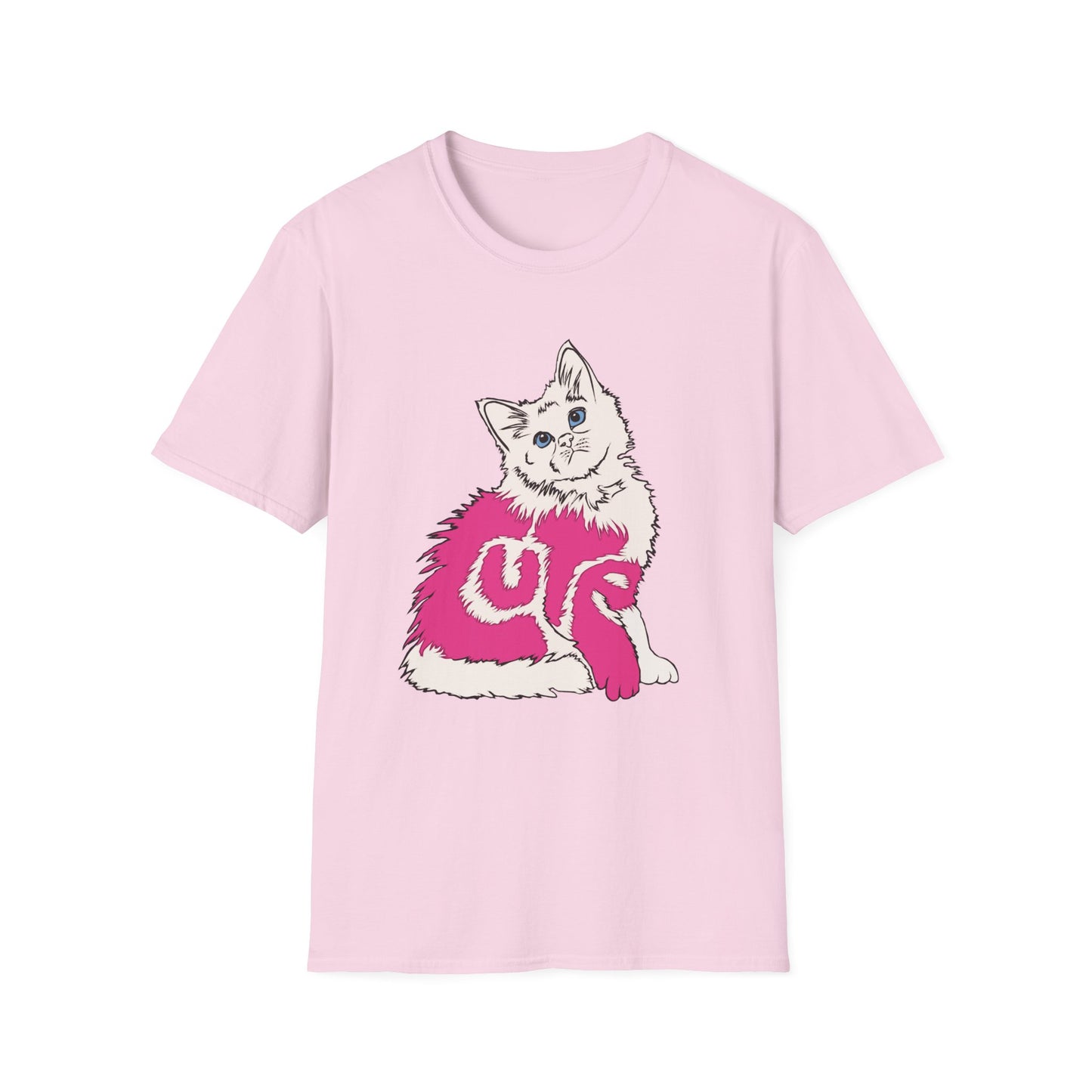 Cute Kitten (Unisex Softstyle T-Shirt)