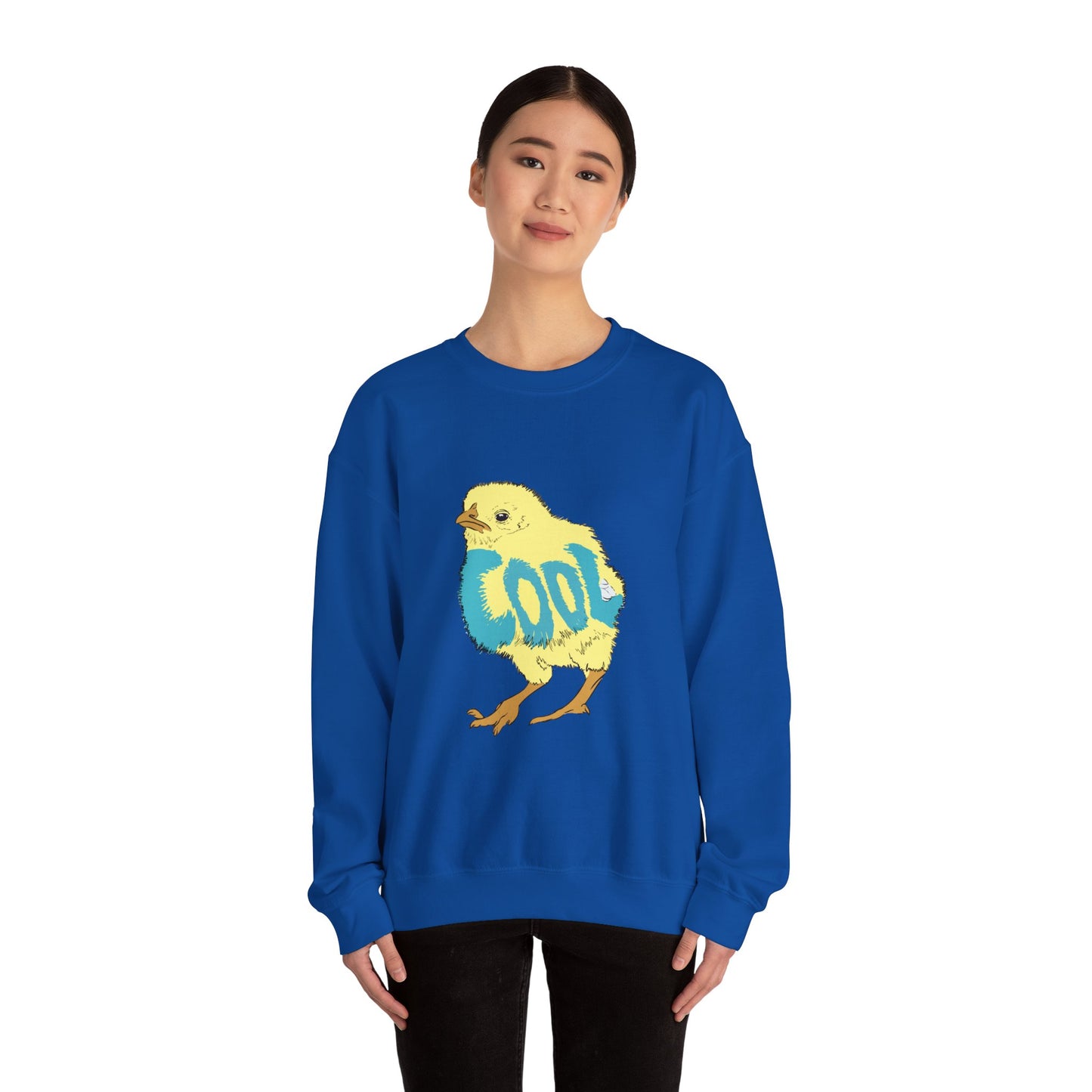 Cool Chick (Unisex Heavy Blend™ Crewneck Sweatshirt)