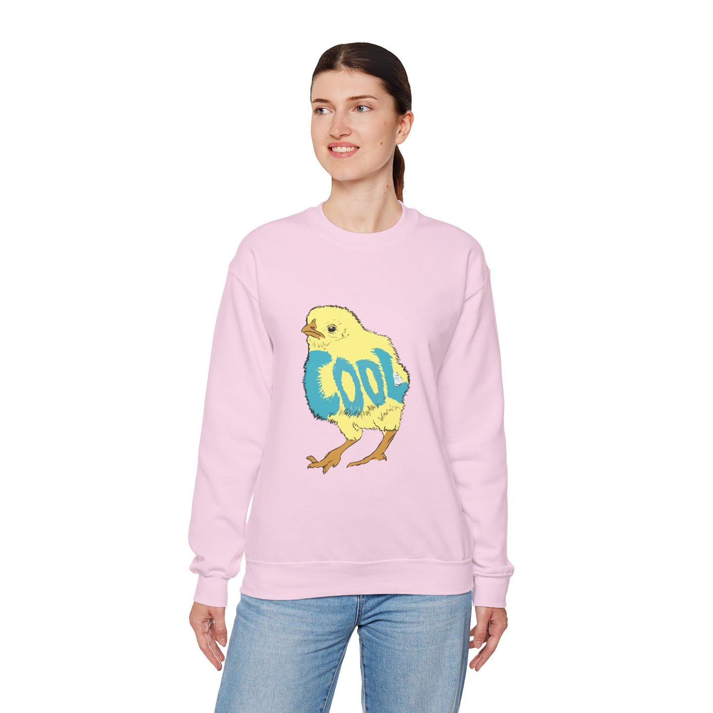 Cool Chick (Unisex Heavy Blend™ Crewneck Sweatshirt)