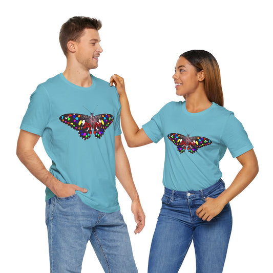 Social Butterfly-multi (Unisex Jersey Short Sleeve Tee)