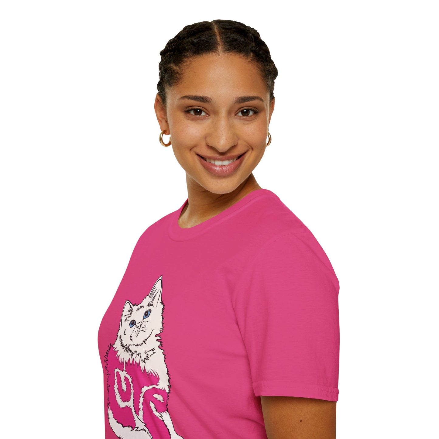 Cute Kitten (Unisex Softstyle T-Shirt)