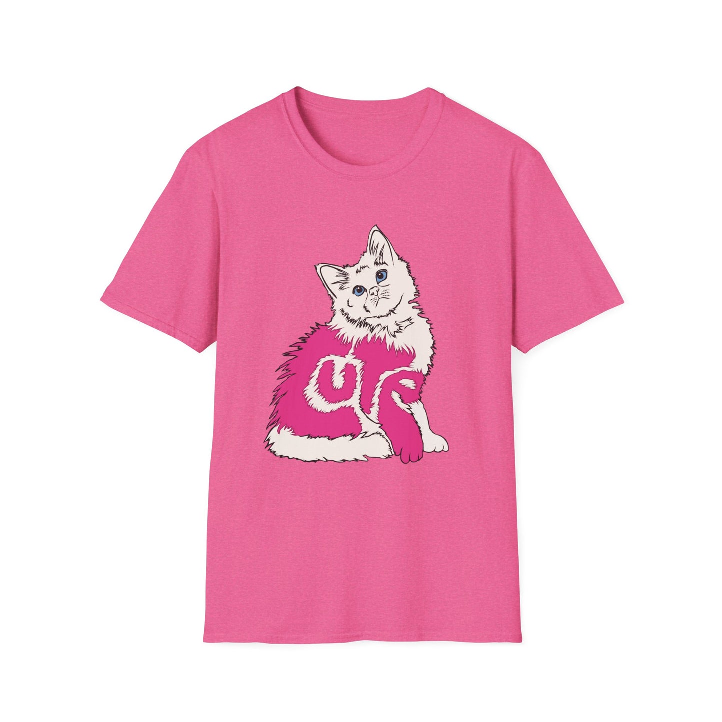 Cute Kitten (Unisex Softstyle T-Shirt)