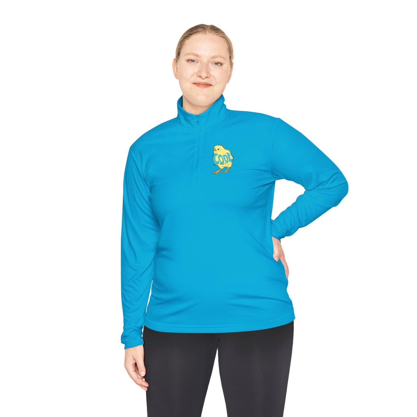 Cool Chick (Unisex Quarter-Zip Pullover)