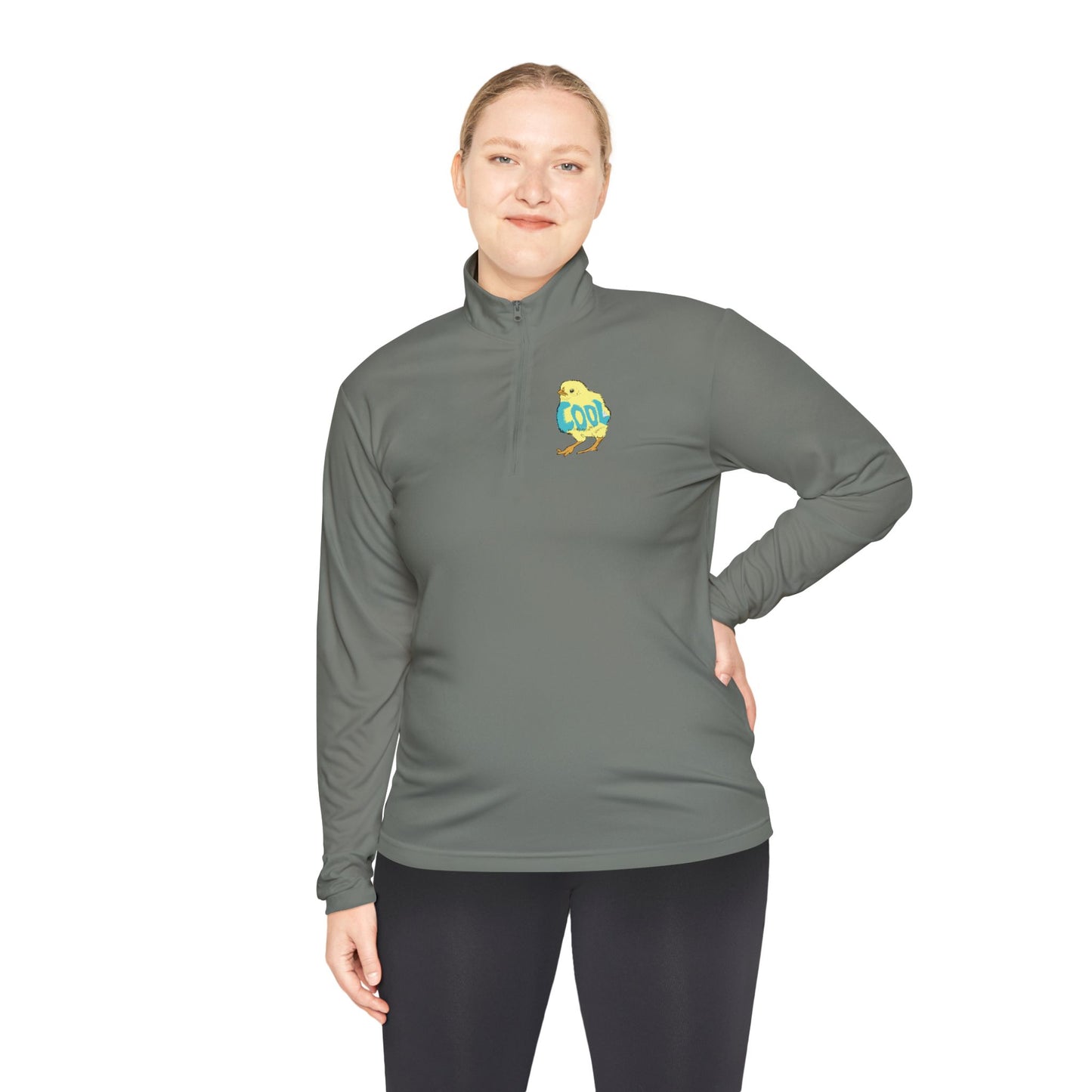 Cool Chick (Unisex Quarter-Zip Pullover)