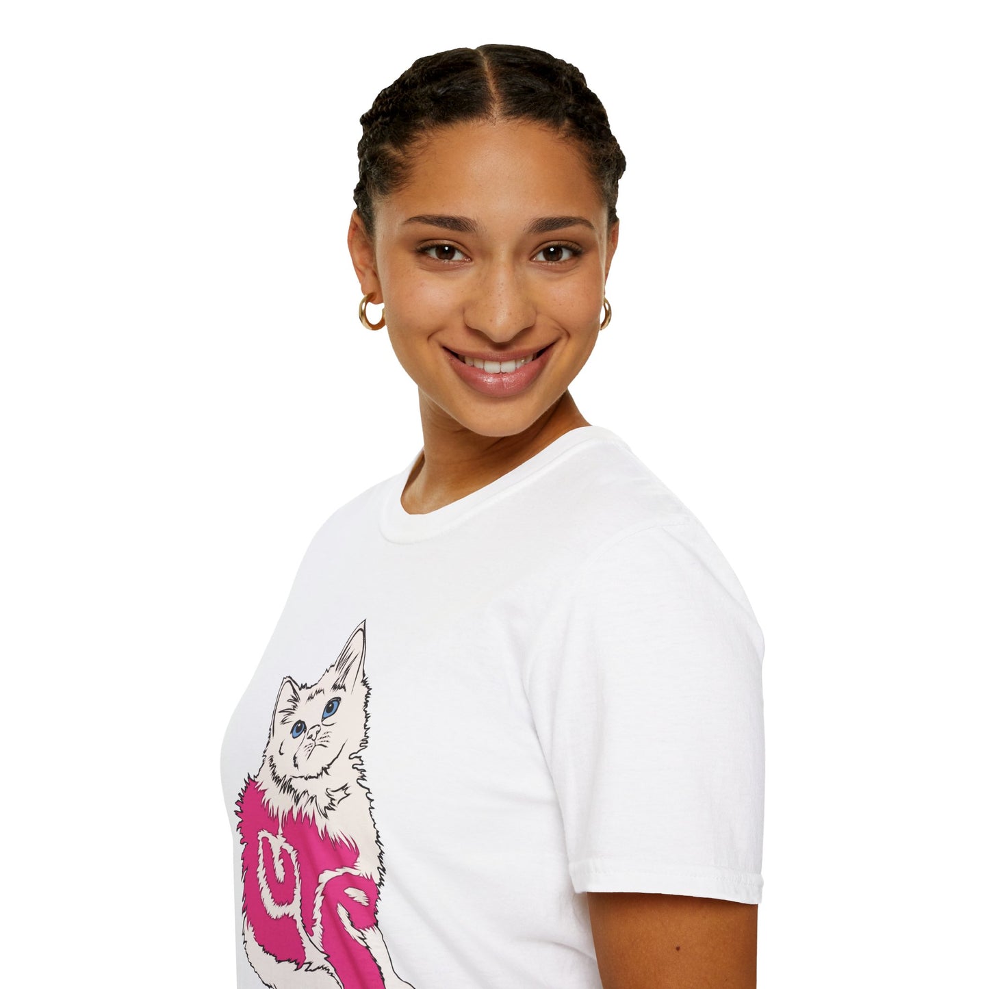 Cute Kitten (Unisex Softstyle T-Shirt)