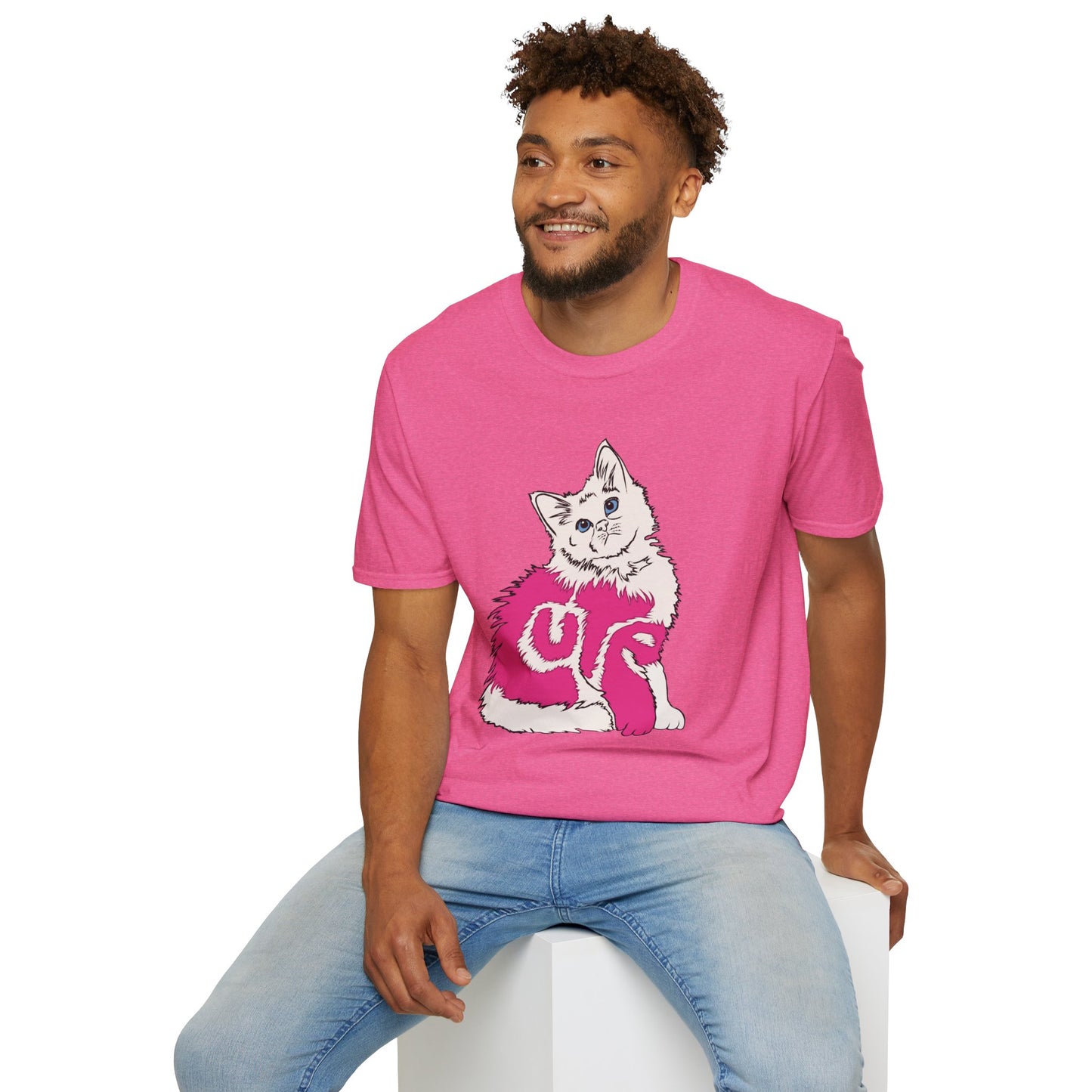 Cute Kitten (Unisex Softstyle T-Shirt)