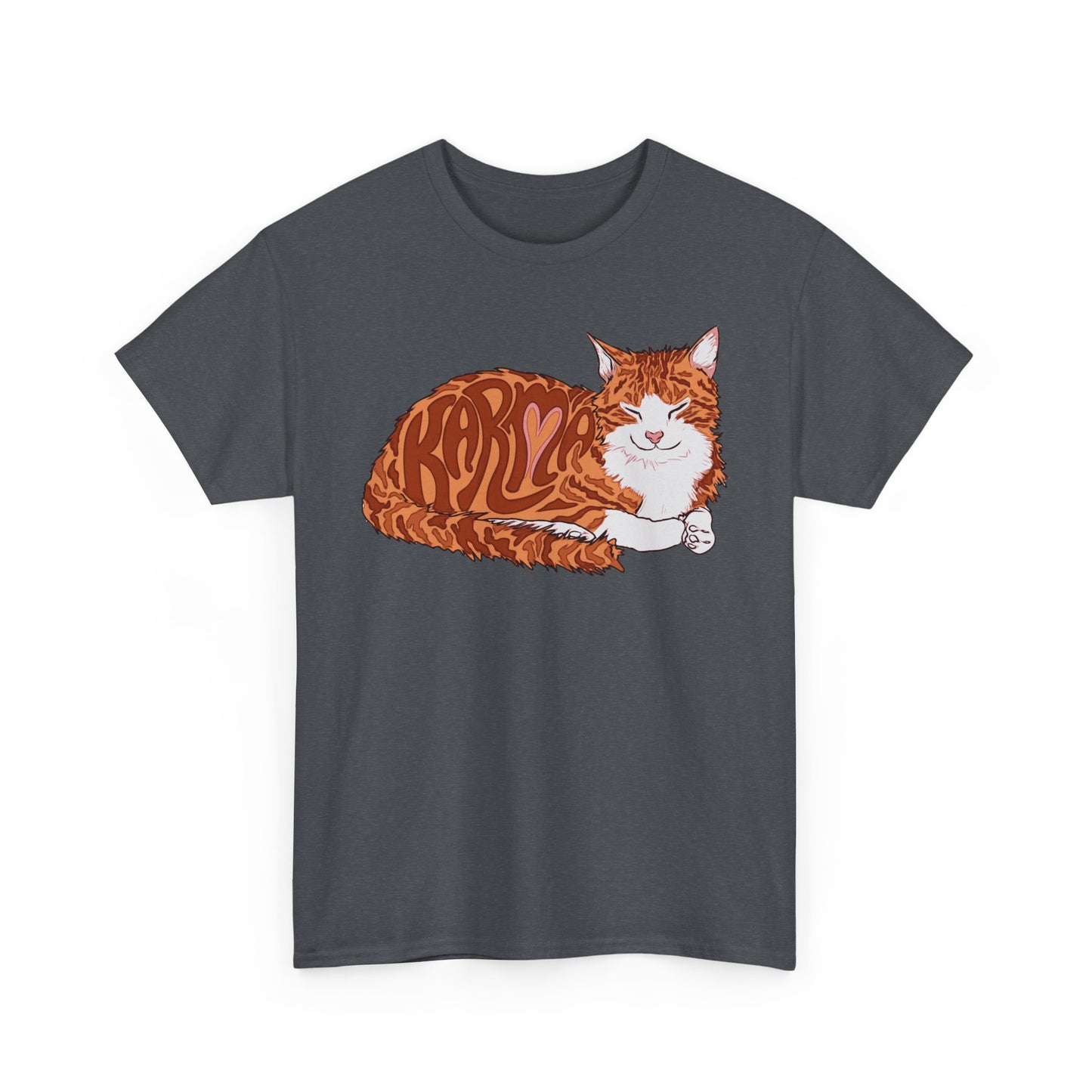 Karma Cat (Unisex Heavy Cotton Tee)