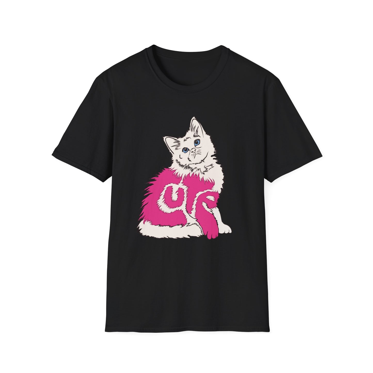 Cute Kitten (Unisex Softstyle T-Shirt)