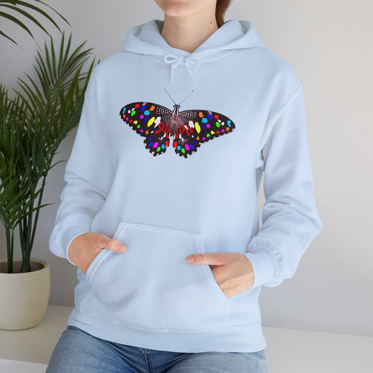 Social Butterfly Multi (Unisex Heavy Blend™ Hooded Sweatshirt)