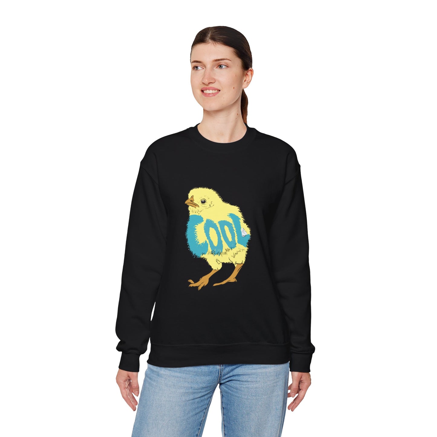 Cool Chick (Unisex Heavy Blend™ Crewneck Sweatshirt)