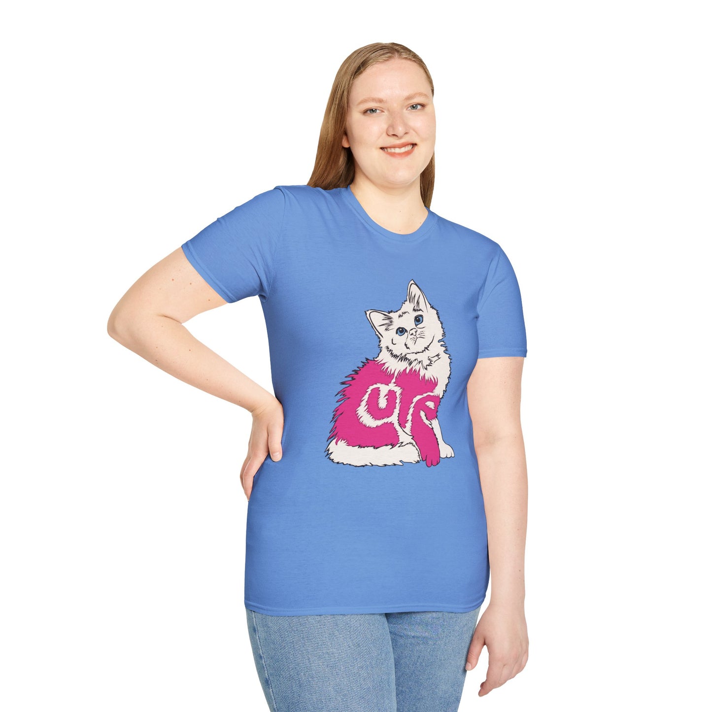 Cute Kitten (Unisex Softstyle T-Shirt)