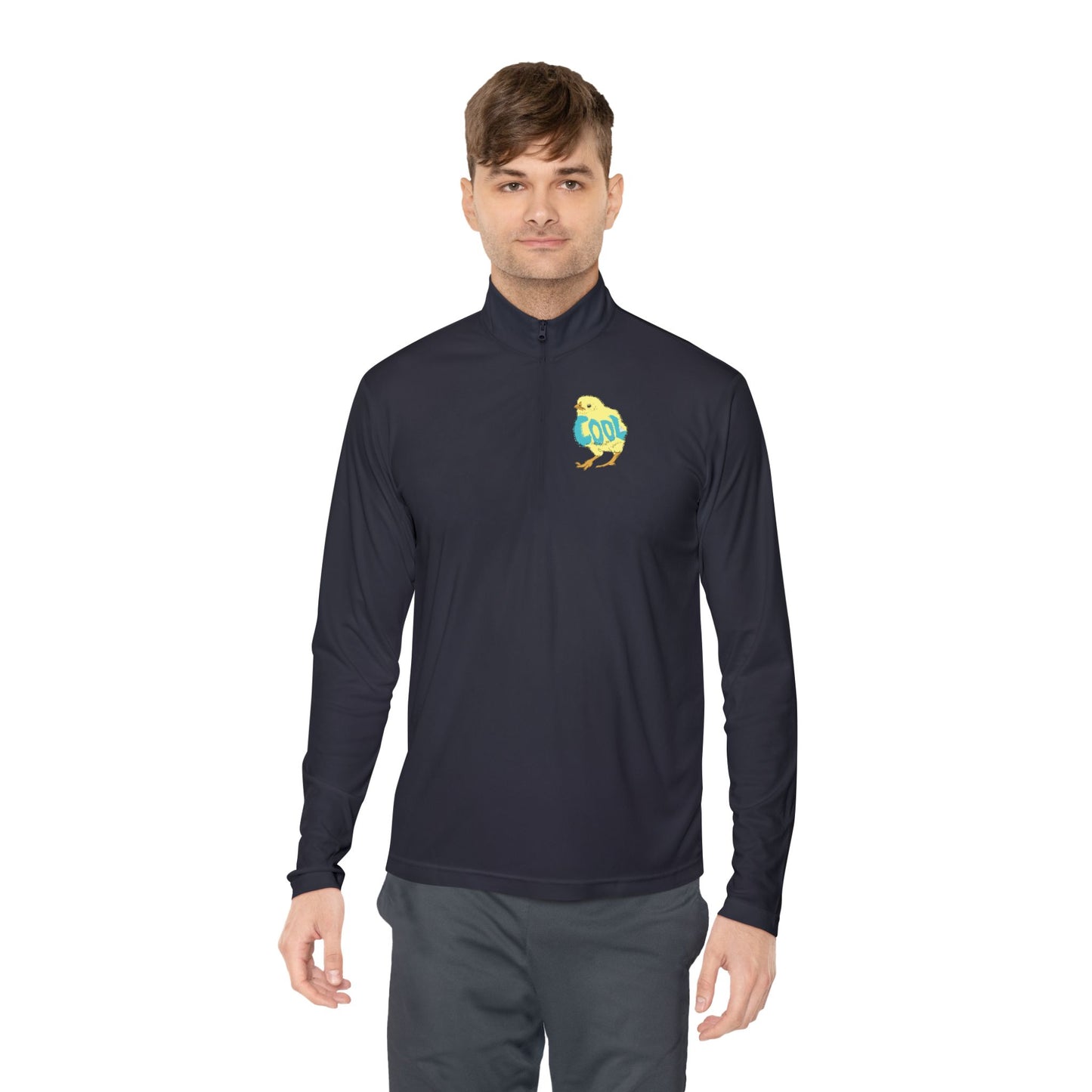 Cool Chick (Unisex Quarter-Zip Pullover)