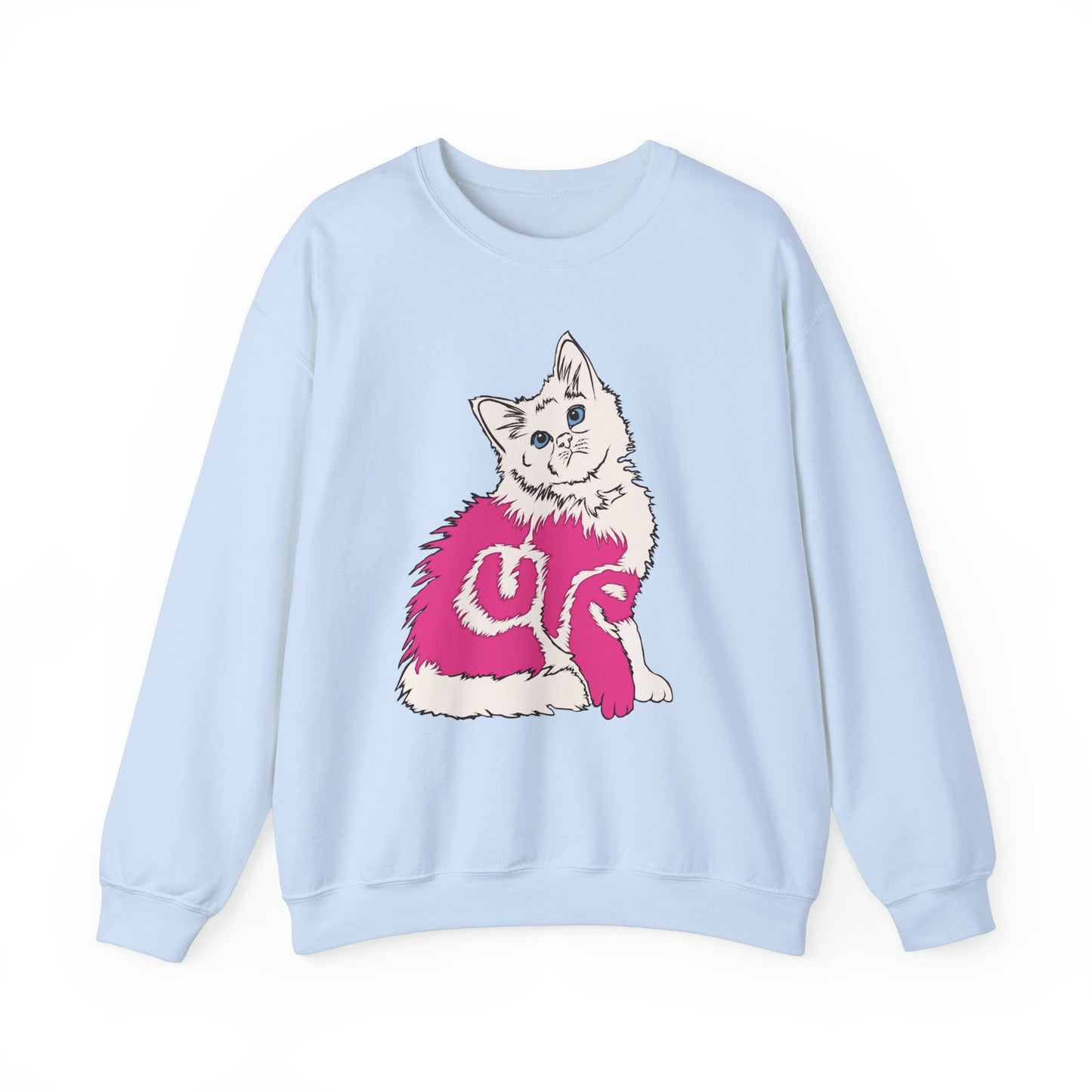 Cute Kitten (Unisex Heavy Blend™ Crewneck Sweatshirt)