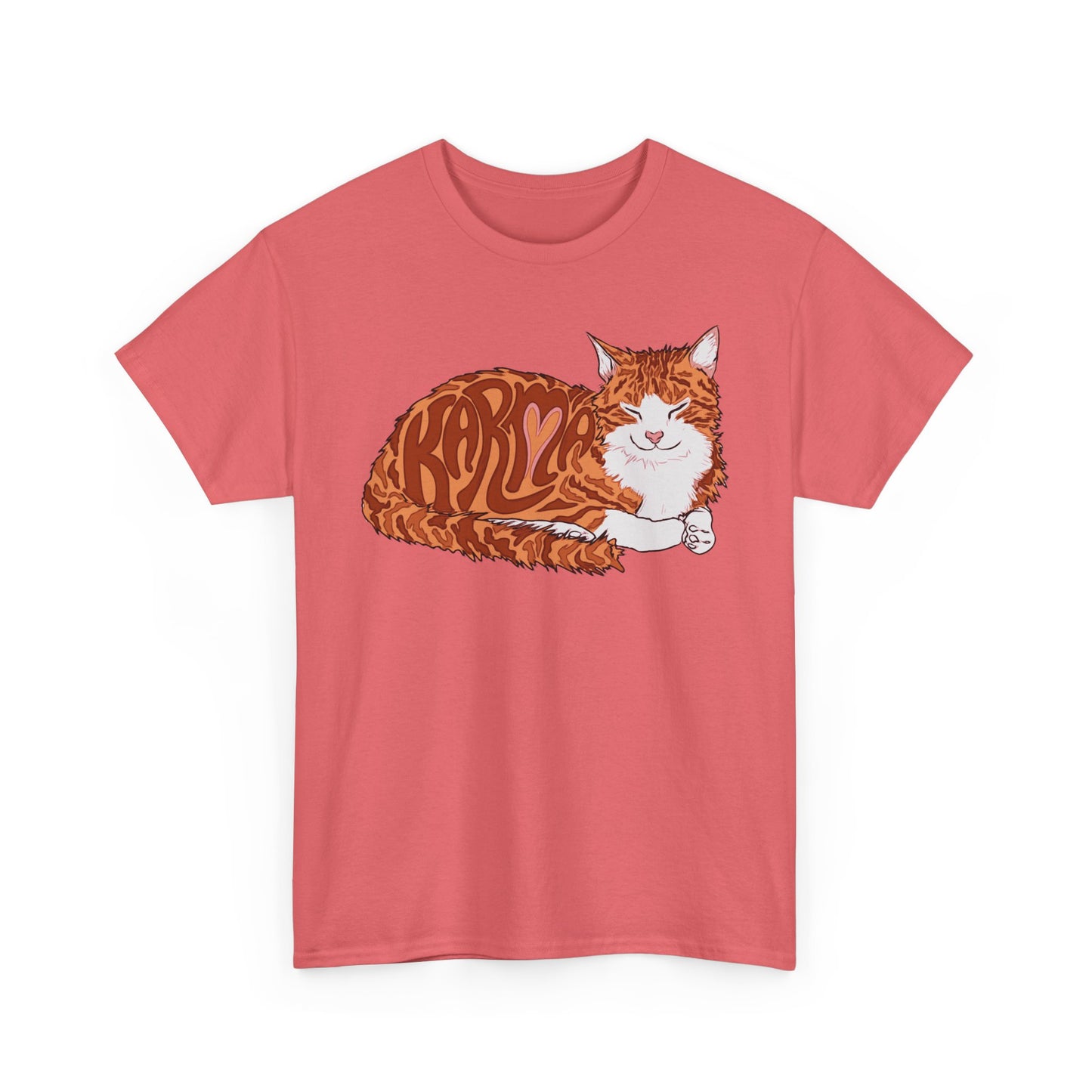 Karma Cat (Unisex Heavy Cotton Tee)