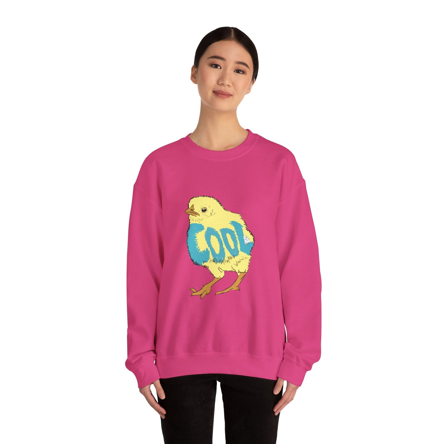 Cool Chick (Unisex Heavy Blend™ Crewneck Sweatshirt)