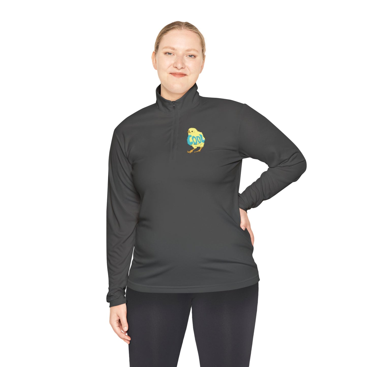 Cool Chick (Unisex Quarter-Zip Pullover)