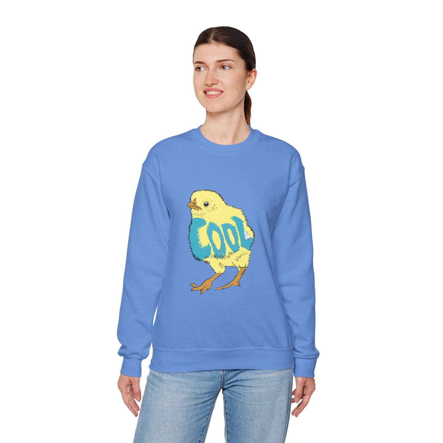 Cool Chick (Unisex Heavy Blend™ Crewneck Sweatshirt)