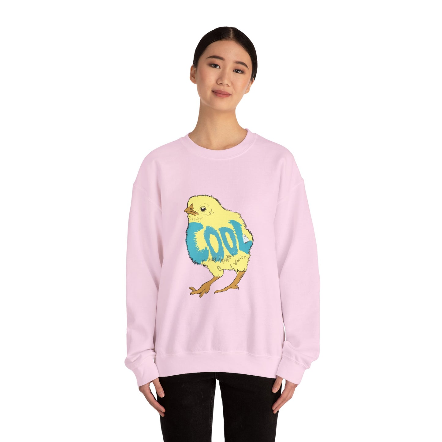 Cool Chick (Unisex Heavy Blend™ Crewneck Sweatshirt)