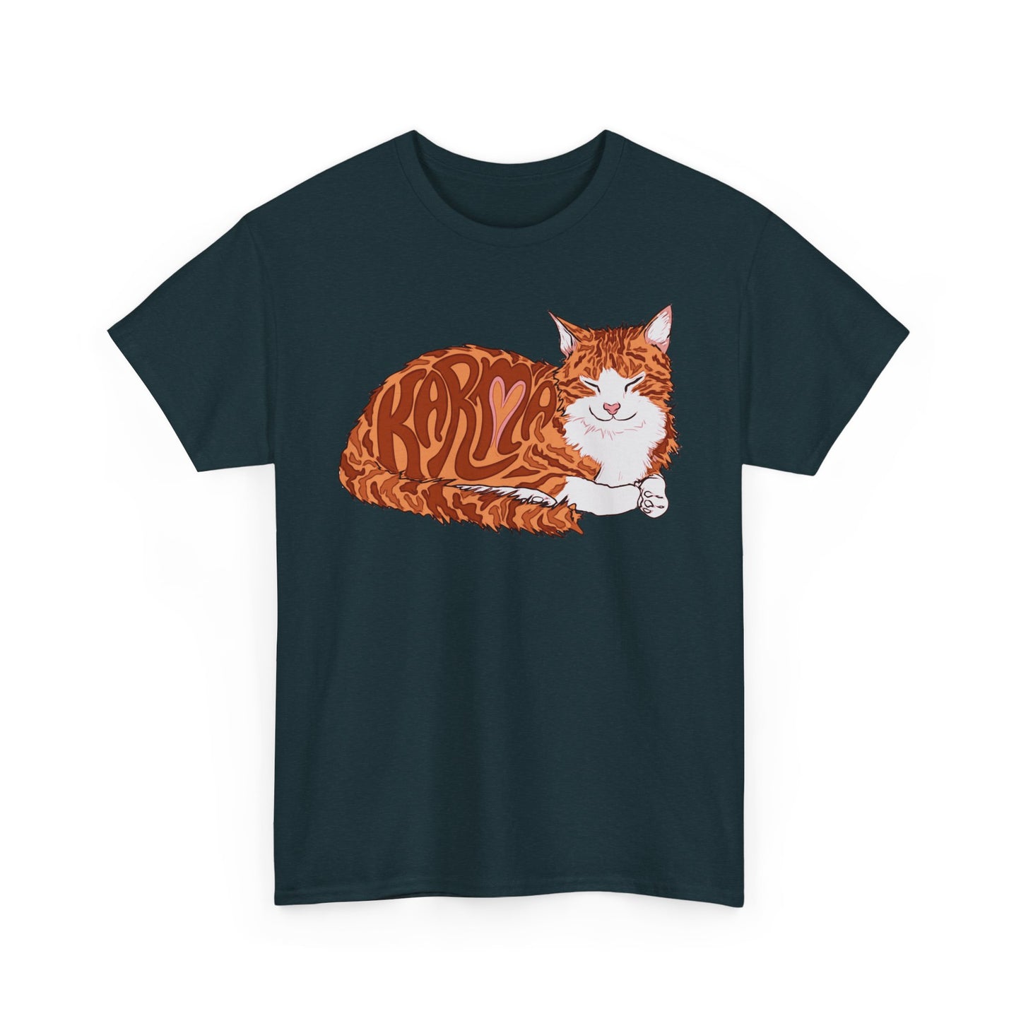 Karma Cat (Unisex Heavy Cotton Tee)