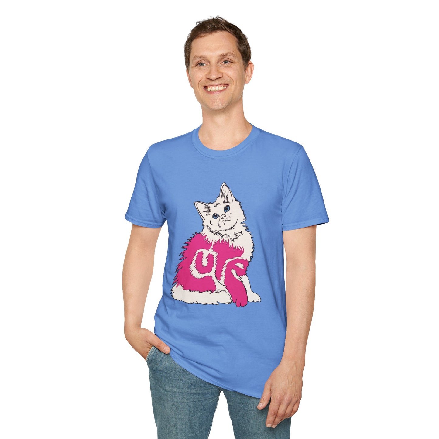 Cute Kitten (Unisex Softstyle T-Shirt)