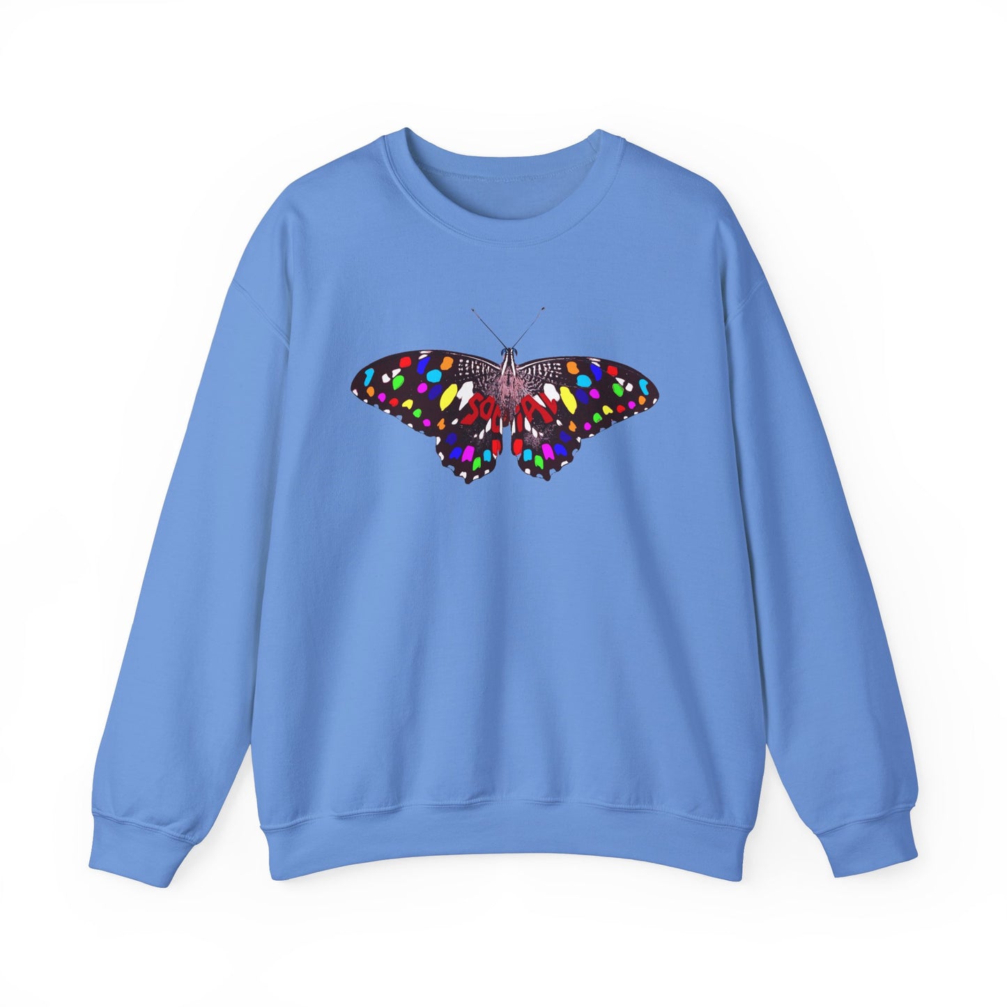 Social Butterfly Multi (Unisex Heavy Blend™ Crewneck Sweatshirt)