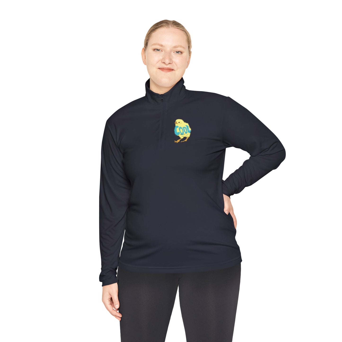 Cool Chick (Unisex Quarter-Zip Pullover)