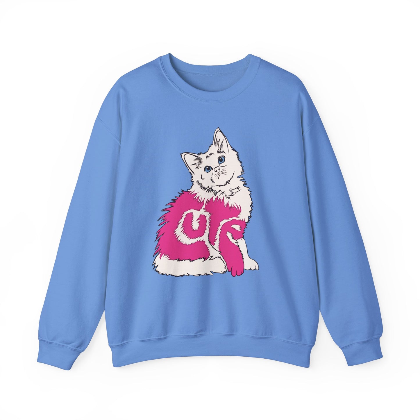 Cute Kitten (Unisex Heavy Blend™ Crewneck Sweatshirt)