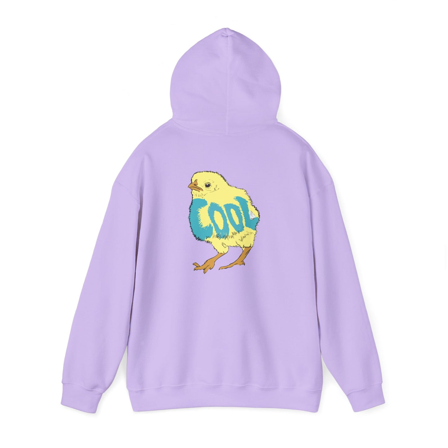 Cool Chick Back-side (Unisex Heavy Blend™ Hooded Sweatshirt)