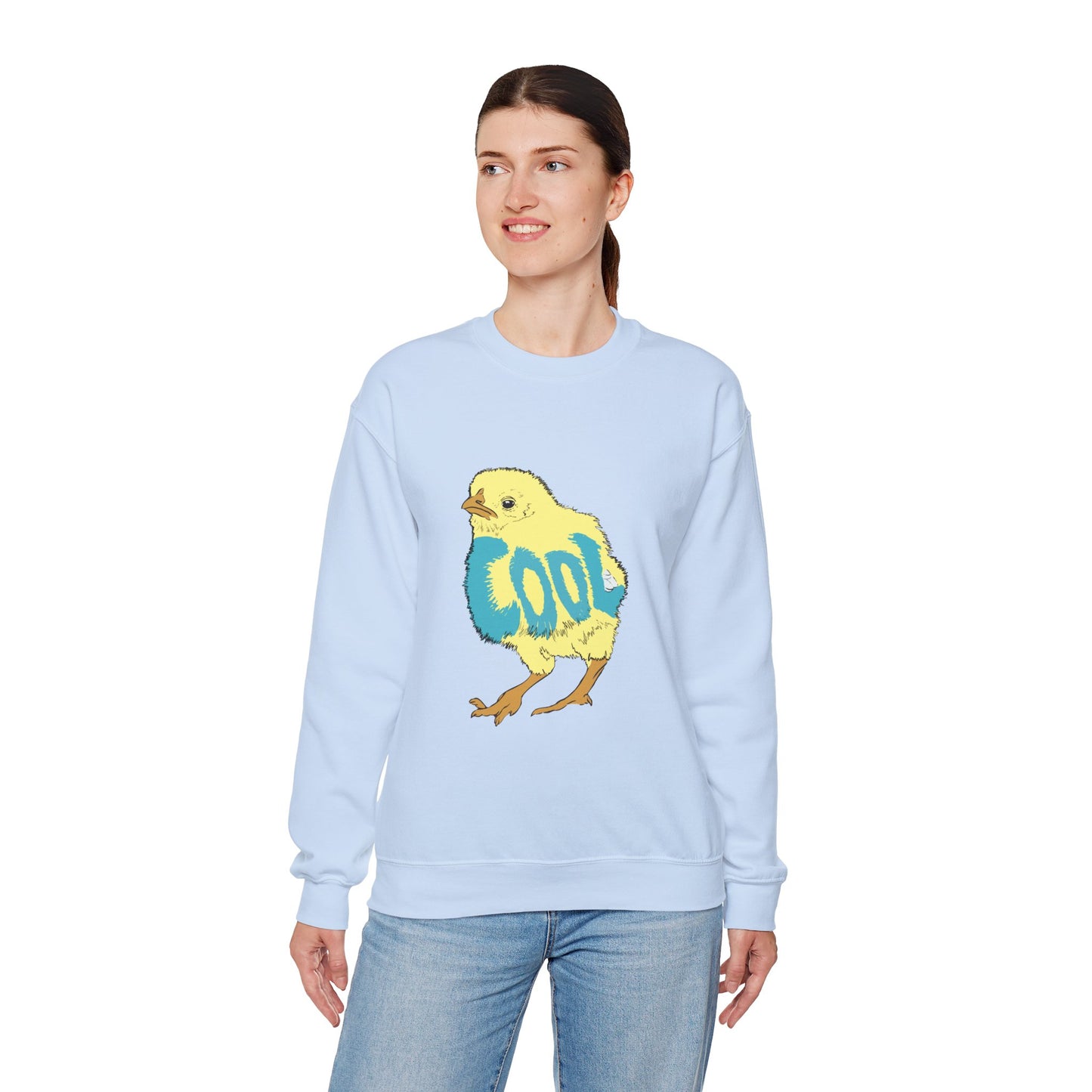 Cool Chick (Unisex Heavy Blend™ Crewneck Sweatshirt)