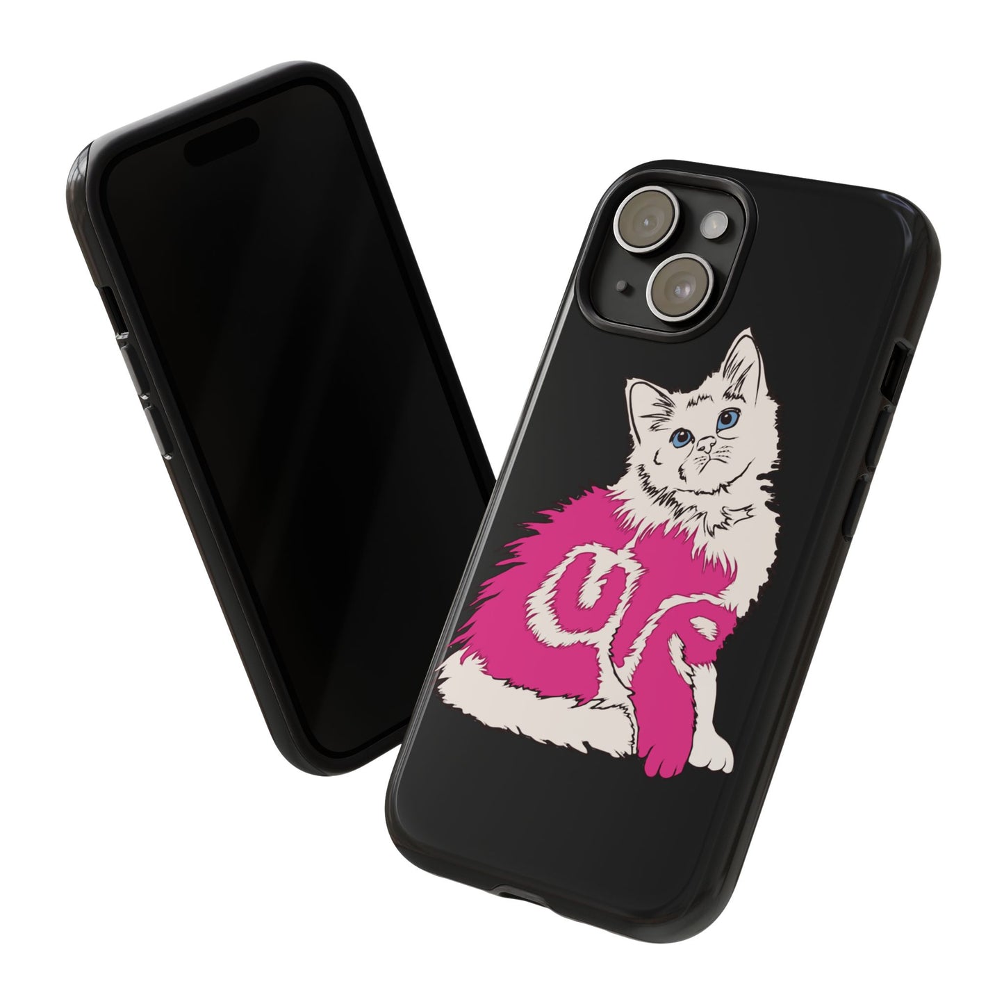Cute Kitten - (Black Tough Cases)
