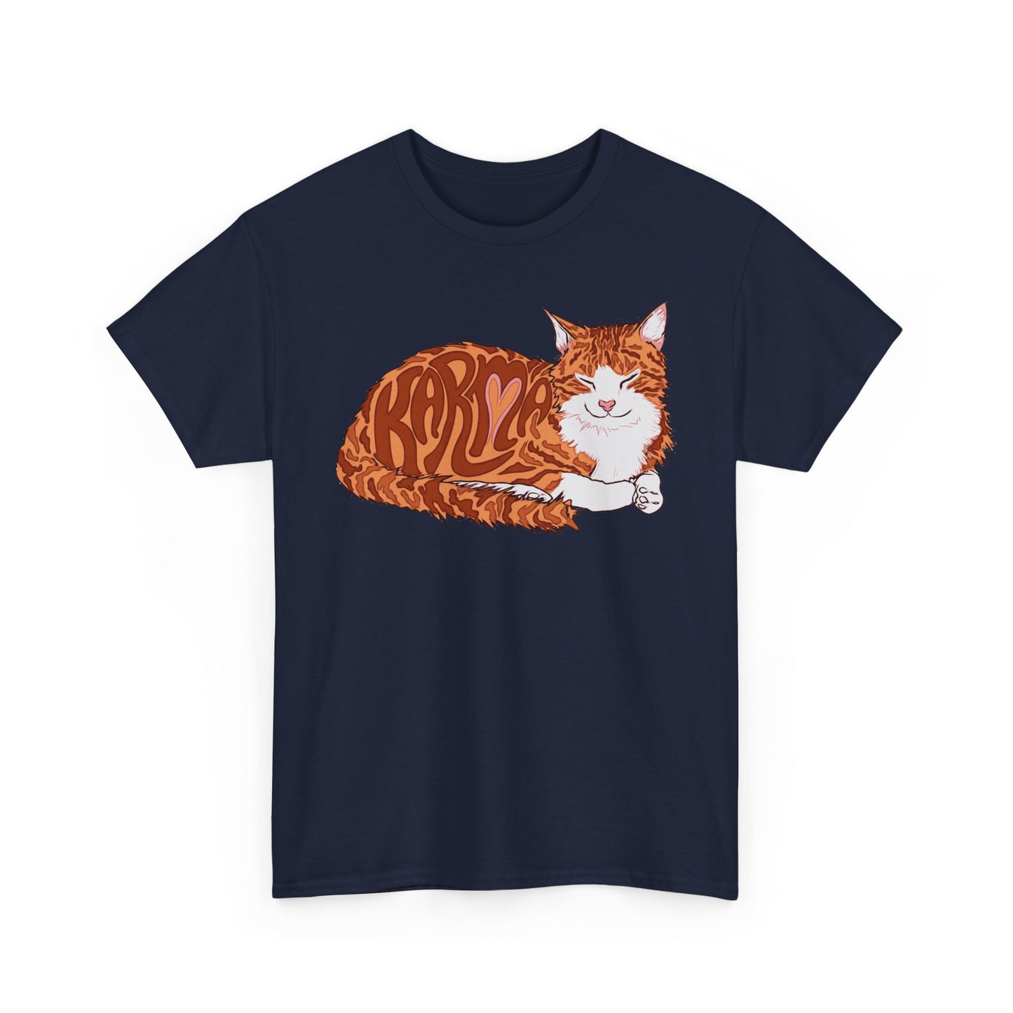 Karma Cat (Unisex Heavy Cotton Tee)
