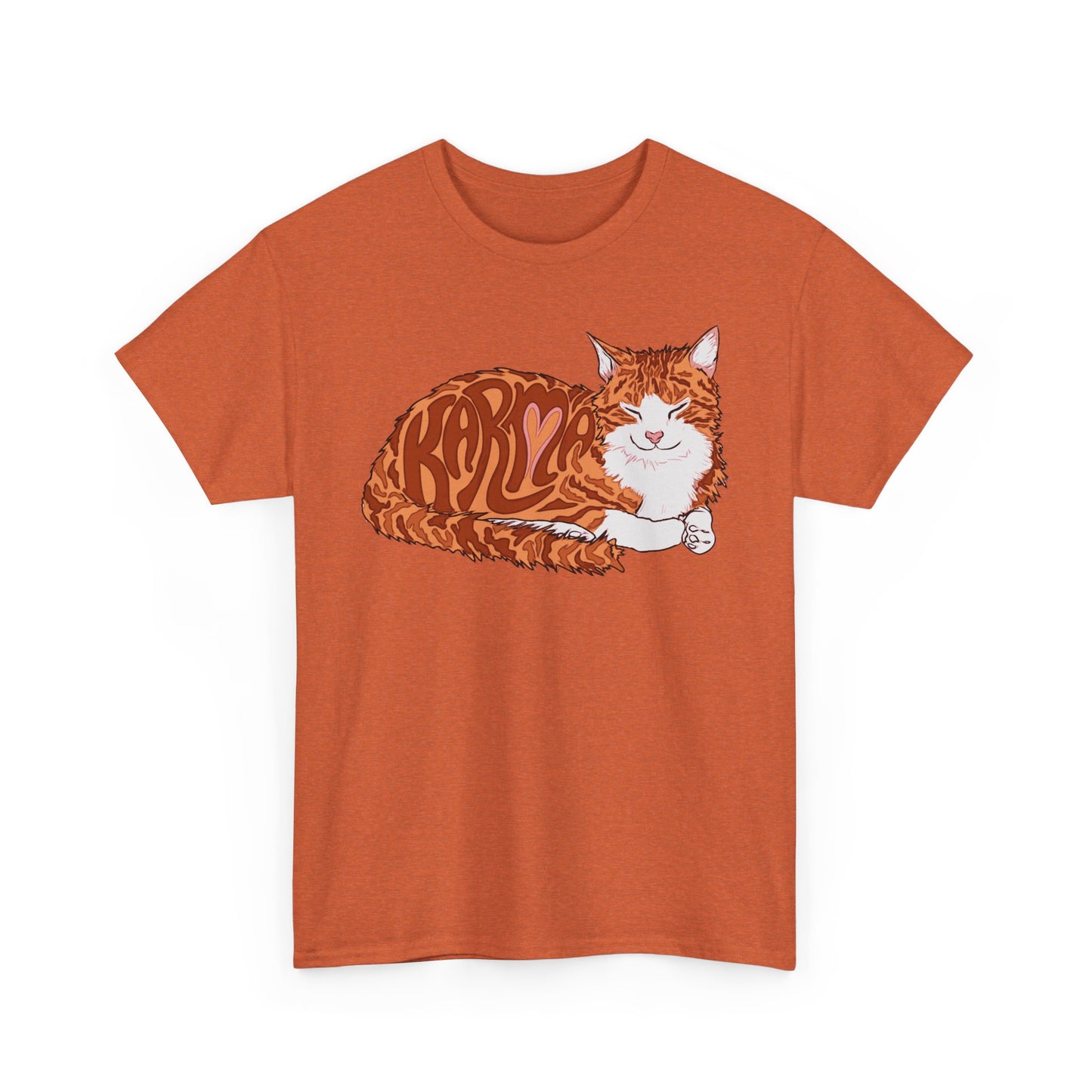 Karma Cat (Unisex Heavy Cotton Tee)