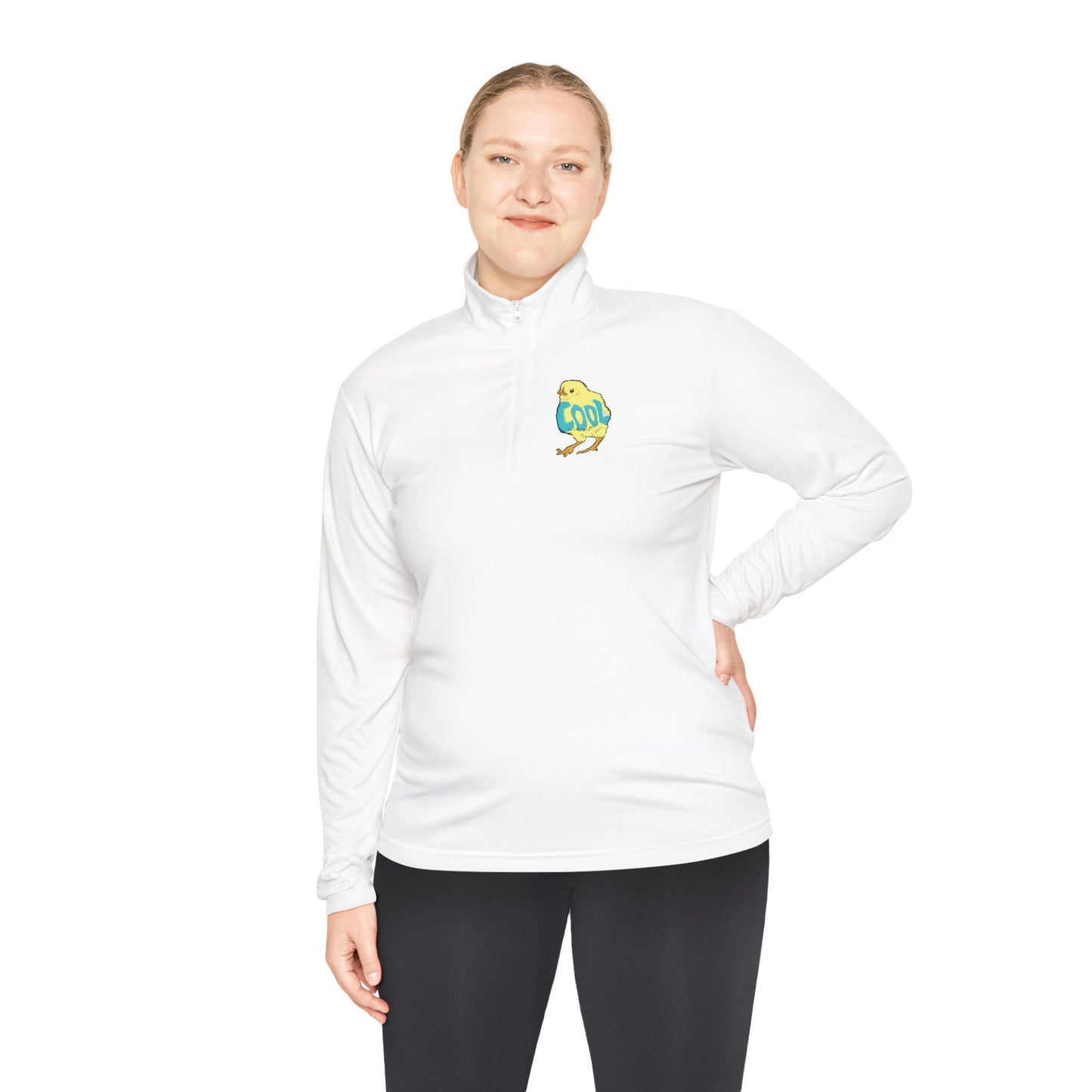 Cool Chick (Unisex Quarter-Zip Pullover)