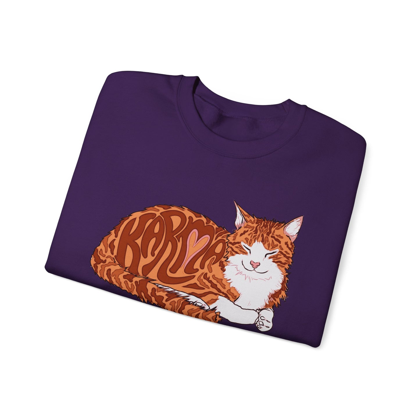 Karma Cat (Unisex Heavy Blend™ Crewneck Sweatshirt)
