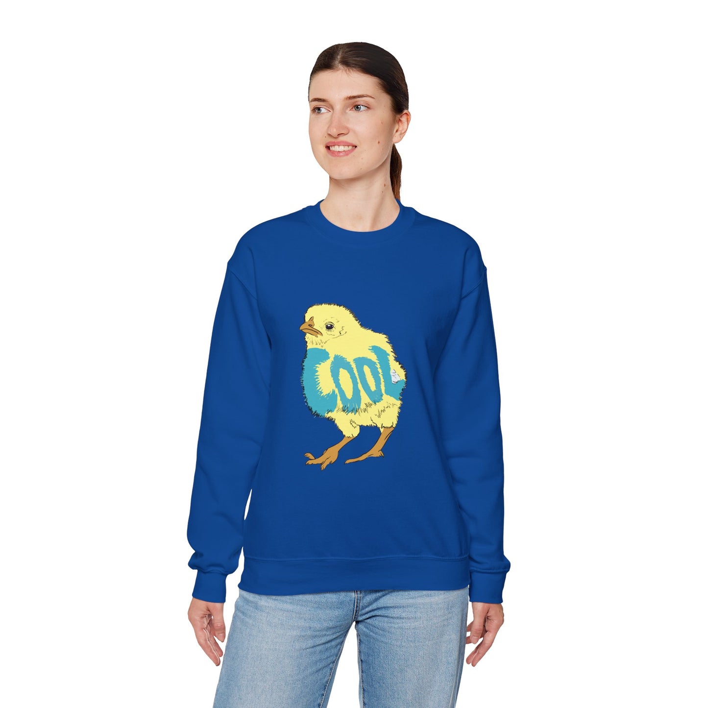 Cool Chick (Unisex Heavy Blend™ Crewneck Sweatshirt)